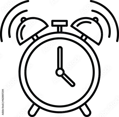 alarm clock vector illustration