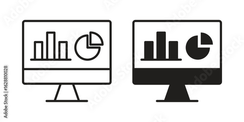 Dashboard icon vector Art Illustrations set.