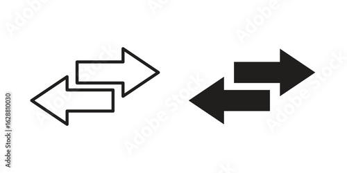 Data transfer icon vector Art Illustrations set.