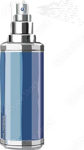 perfume bottle isolated on white