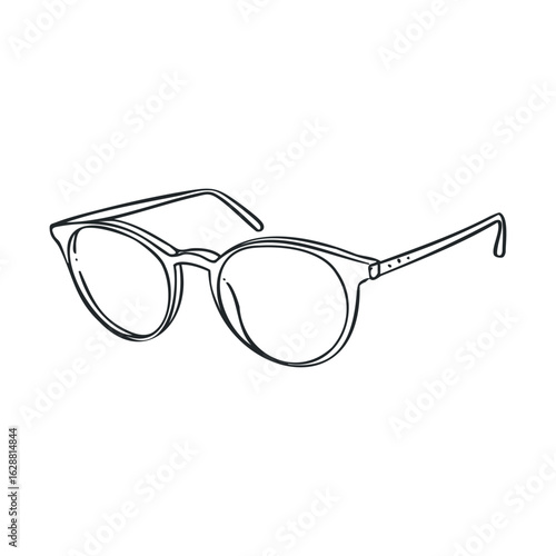 Stylish eyewear design concept for modern fashion accessories