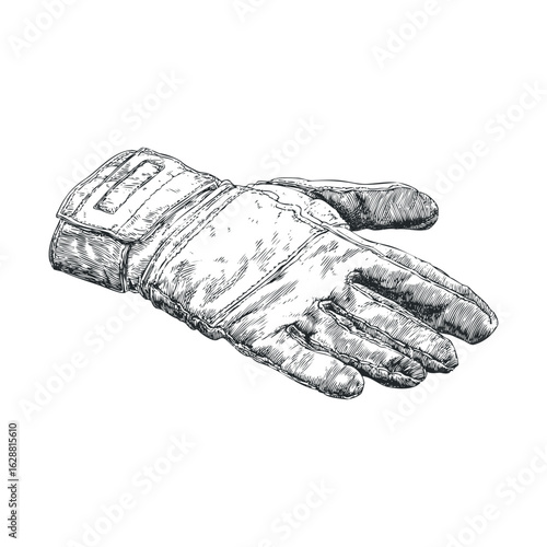 Winter gloves on a surface ready for the cold season