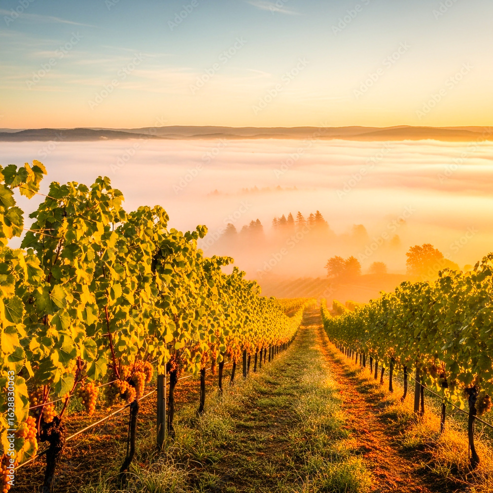 Naklejka premium Tranquil Wooden Bridge in Alpine Scenery