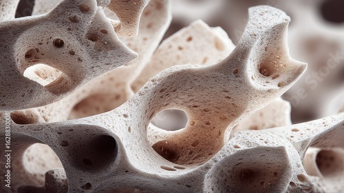 Fototapeta Naklejka Na Ścianę i Meble -  Abstract close-up of porous organic structure