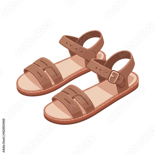 
women sandals illustration design