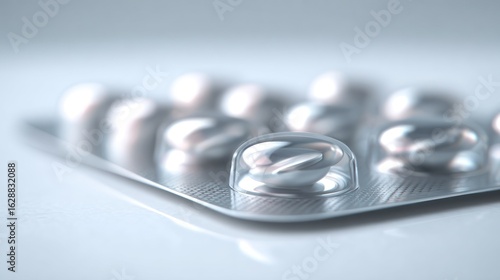 Close-up of a blister pack of pills