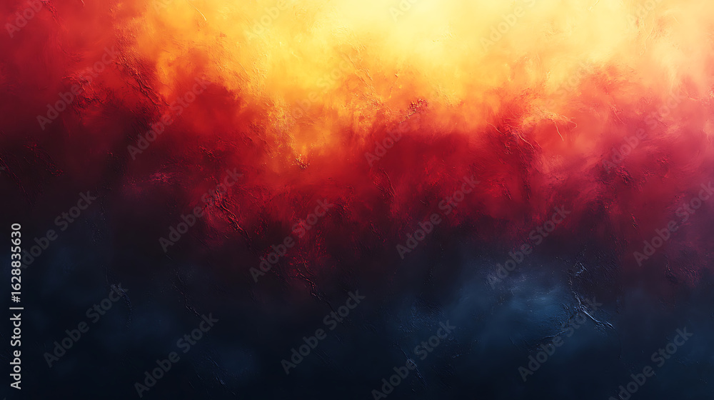 Fototapeta premium Abstract Fiery Sunset Gradient Background Texture