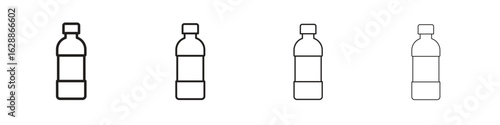 Water bottle icon design. Modern line. EPS10