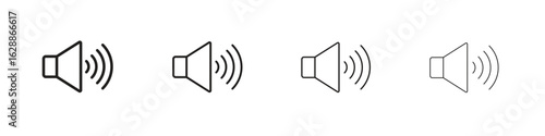 Volume icon design. Modern line. EPS10