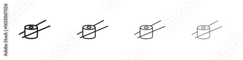 Sushi icon design. Modern line. EPS10