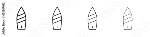 Surfing icon design. Modern line. EPS10