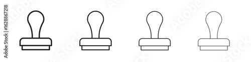 Stamp icon design. Modern line. EPS10