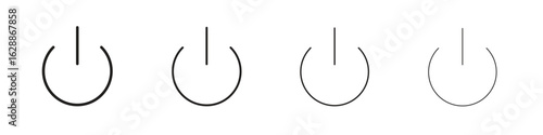 Power icon design. Modern line. EPS10