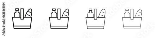 Picnic icon design. Modern line. EPS10