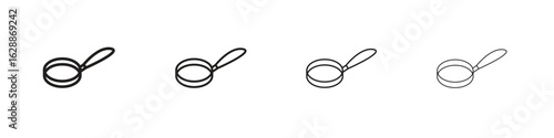 Frying pan icon design. Modern line. EPS10