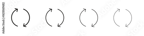 Exchange icon design. Modern line. EPS10