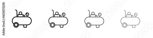 Compressor icon design. Modern line. EPS10