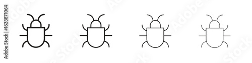 Bug icon design. Modern line. EPS10