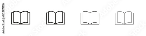 Book icon design. Modern line. EPS10