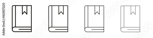 Book bookmark icon design. Modern line. EPS10