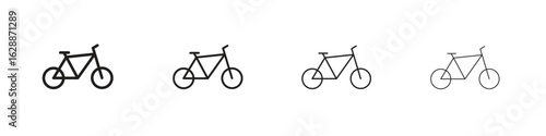 Biking icon design. Modern line. EPS10