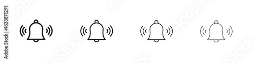Bell ring icon design. Modern line. EPS10