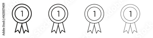 Badge icon design. Modern line. EPS10