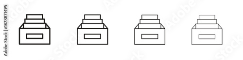 Archive icon design. Modern line. EPS10