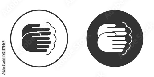 Wash your hands icon Minimal Flat Pictogram for Ui Designs