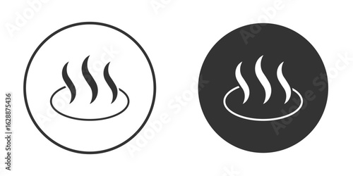 Onsen icon Minimal Flat Pictogram for Ui Designs