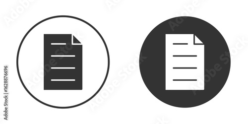 File icon Minimal Flat Pictogram for Ui Designs