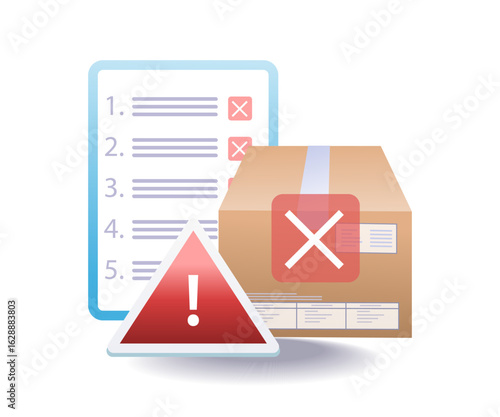 Returned package due to damage.eps