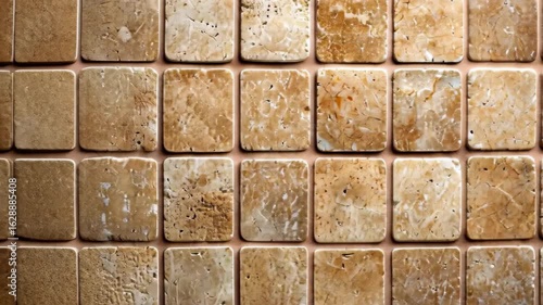 Wallpaper Mural Elegant Stone Tile Texture: A captivating display of meticulously arranged stone tiles, showcasing the subtle variations and earthy tones. The photo perfectly captures the essence of durability. Torontodigital.ca