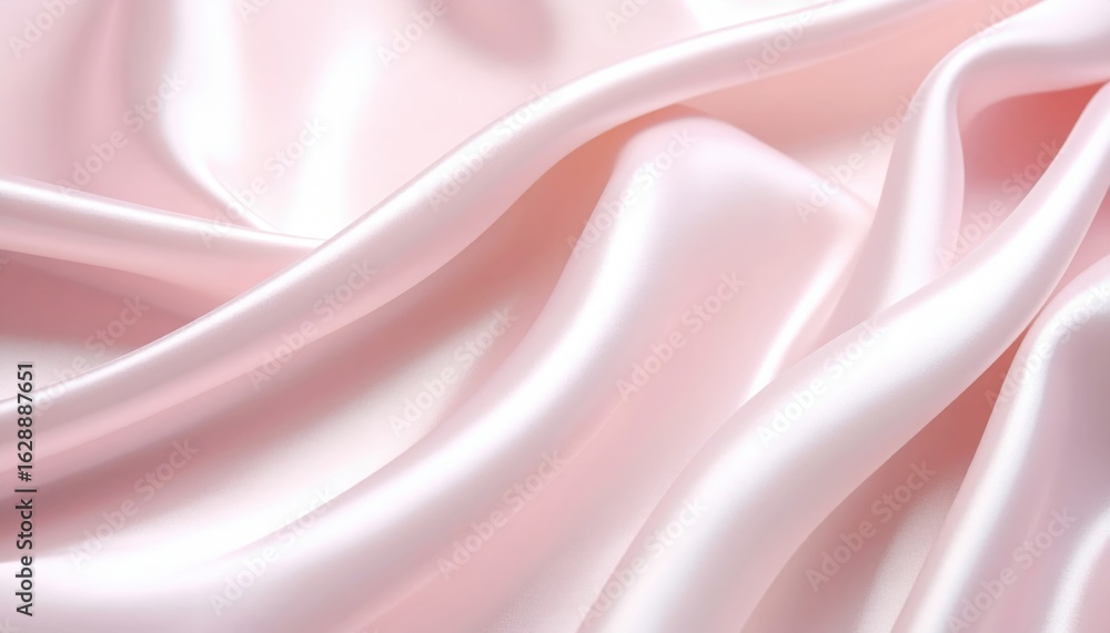 Obraz premium Delicate Pink Satin Fabric Texture