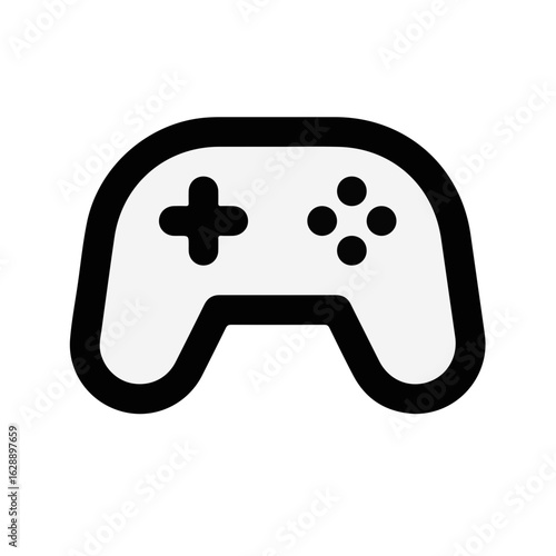 game logo icon or game stick
