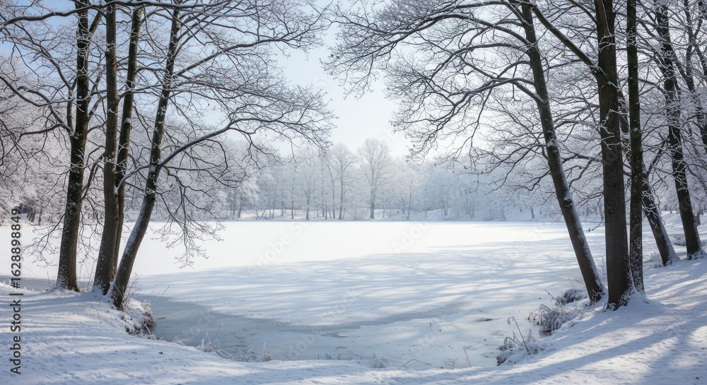 Obraz premium Frozen winter wonderland