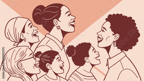 Happy Multigenerational Family Portraits.