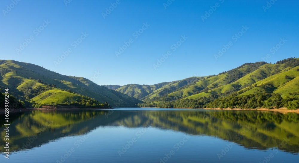 Obraz premium Serene Mountain Lake (1)