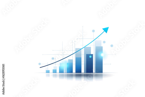 Transparent or png stock market investment trading graph growth.Trade business analytics graph and financial chart.Business trade analytics line graphs and financial chart investment. PNG chart