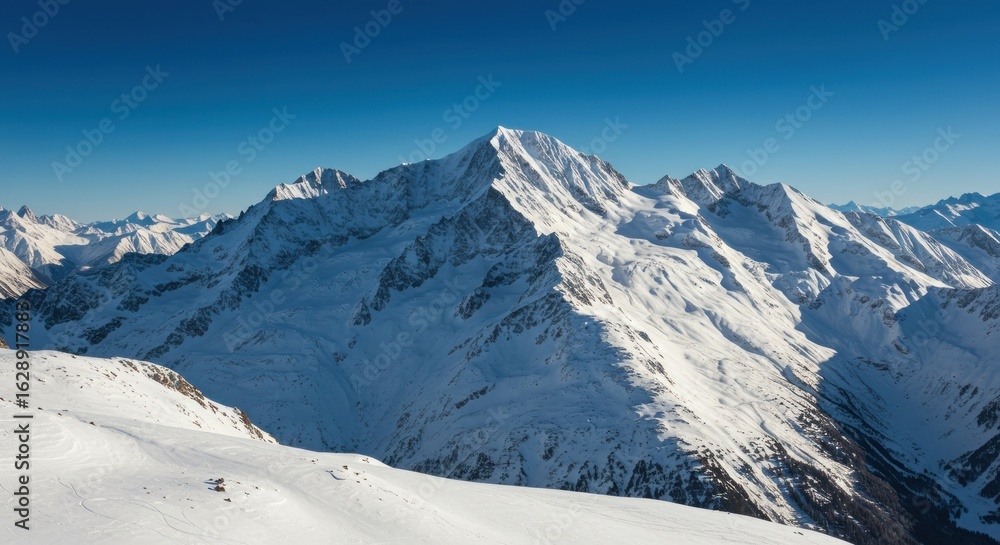Obraz premium Snowy Alpine Peaks (1)