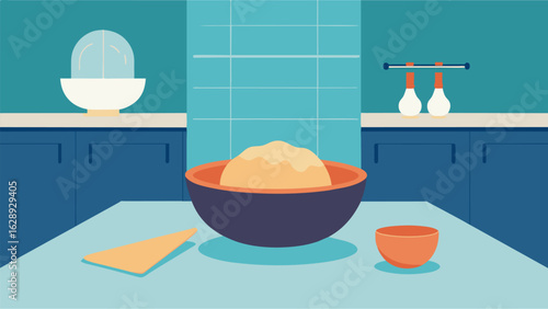 A bowl of dough rises on the countertop signaling the start of a leisurely afternoon of breadmaking..