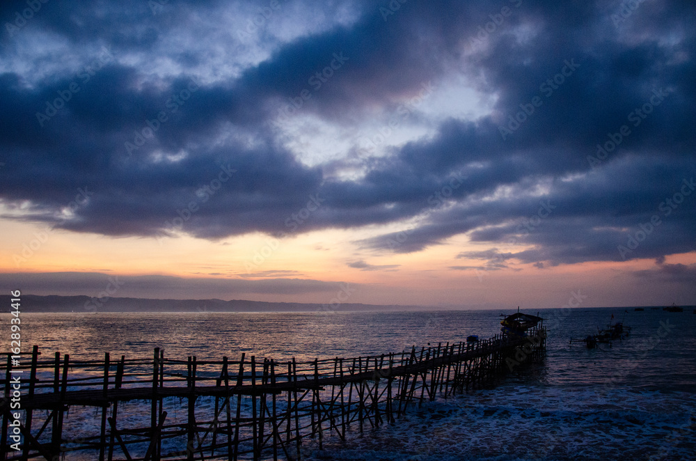 Fototapeta premium sunset at the beach