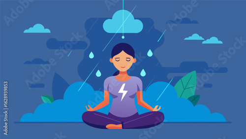 A guided mindfulness exercise with the soothing sound of rain and distant thunder in the background offers a theutic environment for ketamine infusion.
