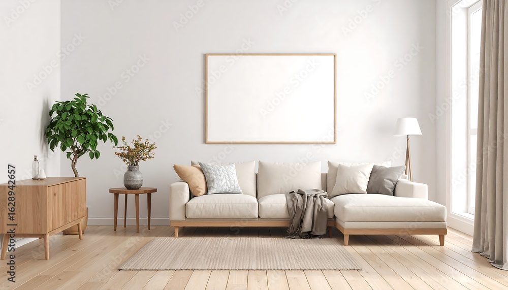 Fototapeta premium Modern living room interior (3)