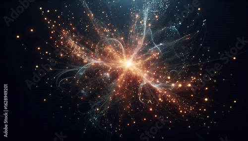 Ambient Particle Flow on Cosmic Gradient Landscape  