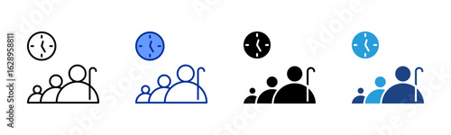 Generation icon sheet multiple style collection