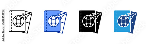 Visa icon sheet multiple style collection