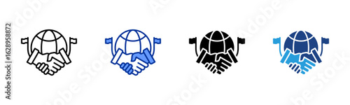 Diplomacy icon sheet multiple style collection