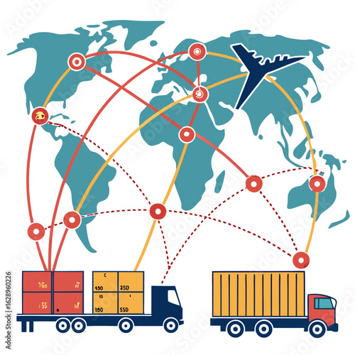 Global Logistics Network: Worldwide Shipping and Transportation