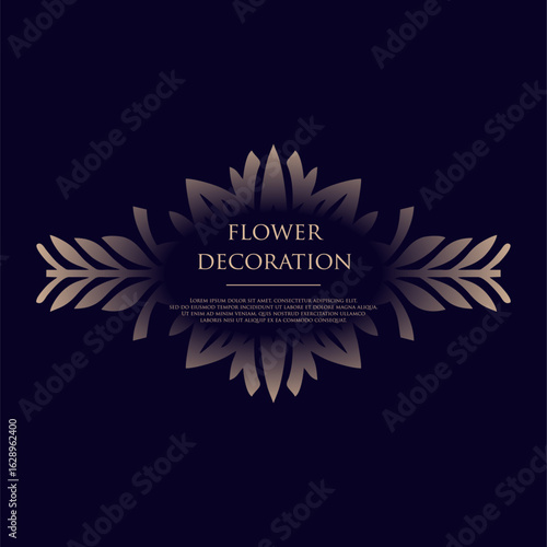 Elegant Floral Pattern. Exquisite Floral Pattern for Elegant Decoration and Design